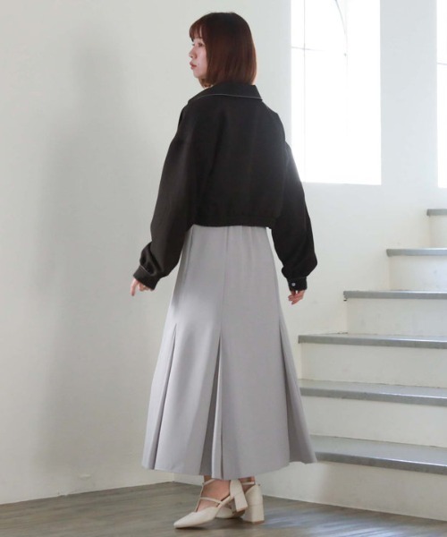 archives（アルシーヴ）の「Ｗｚｉｐショートブルゾン（ブルゾン・レディース・モカ/ブラック/アイボリー・MEDIUM）」の15枚目の写真