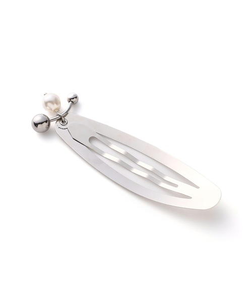 ヘアアクセサリー JUSTINE CLENQUET ANDREW PEARL HAIR CLIP ANDREW PEARL HAIR CLIP – unigem