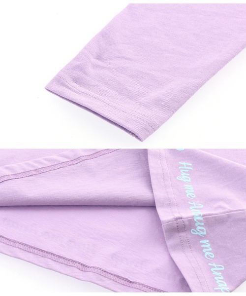 ANAP kids（アナップキッズ）の「バタフライプリントチュニックロンT長袖Tシャツ（Tシャツ/カットソー・キッズ・ホワイト/ラベンダー/サックスブルー・110cm/130cm/100cm/120cm）」の12枚目の写真