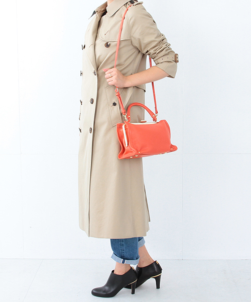 PotioR（ポティオール）の「【期間限定アイテム】PotioR / "CORINNE MINI"①（ハンドバッグ・レディース・ブラック系その他/ブラック/オレンジ・ONE SIZE）」の5枚目の写真