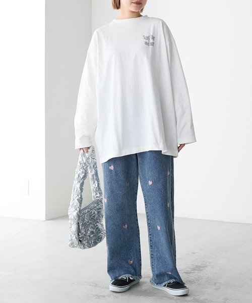 forksy.】アソートグラフィックバックプリントロンT forksy