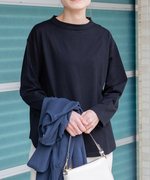 FORK&SPOON ボトルネックロングスリーブTシャツ（Tシャツ/カットソー