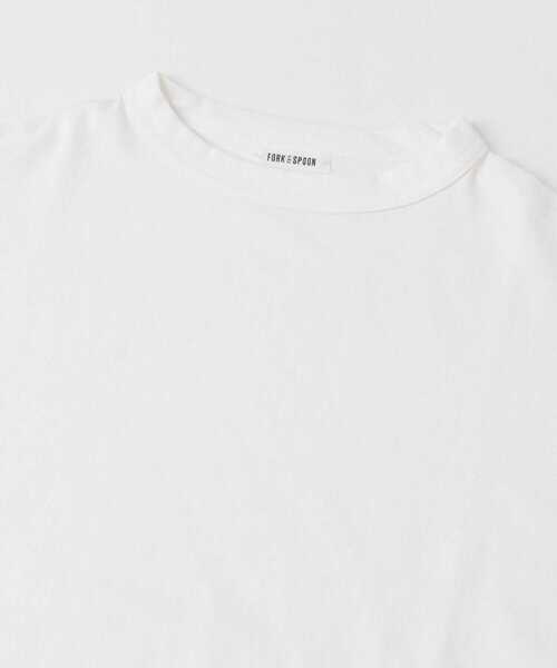 FORK&SPOON（フォークアンドスプーン）の「FORK&SPOON　ボトルネックロングスリーブTシャツ（Tシャツ/カットソー・レディース・ブラック/オフホワイト/ベージュ系その他・1）」の6枚目の写真