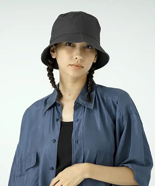 SUBLIME（サブライム）の「SUBLIME/サブライム LIGHT BUCKET HAT / ライト バケットハット（ハット・レディース・マスタード/ピンク/グリーン/ブラック/オリーブ/ナチュラル/チャコールグレー/ブルー・ONE SIZE）」の3枚目の写真