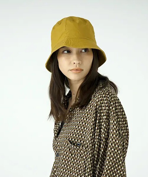 SUBLIME（サブライム）の「SUBLIME/サブライム LIGHT BUCKET HAT / ライト バケットハット（ハット・レディース・マスタード/ピンク/グリーン/ブラック/オリーブ/ナチュラル/チャコールグレー/ブルー・ONE SIZE）」の7枚目の写真