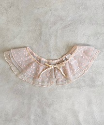 CALMIA | ドットチュールフリルカラー/おとな(付け襟)