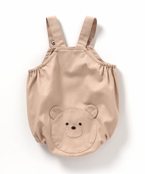 apres les cours(アプレレクール)の「【リンク】tiny bear モチーフ刺繍ベビーサロペット(その他ベビーウェア・キッズ・ベージュ/ブルー・70/80)」の13枚目の写真