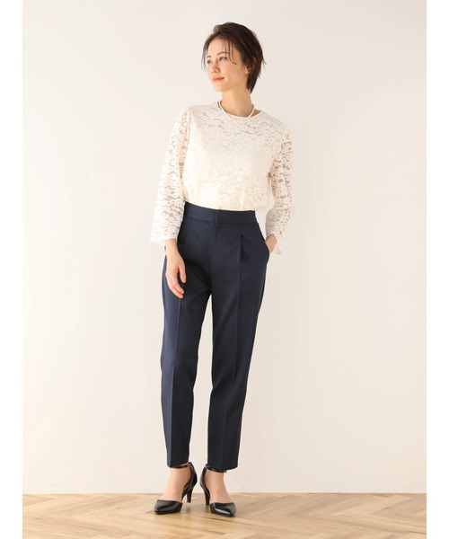 ef-de（エフデ）の「ef-de　タックテーパードパンツ（その他パンツ・レディース・グレイッシュベージュ/ダークネイビー・S/M/L）」の8枚目の写真