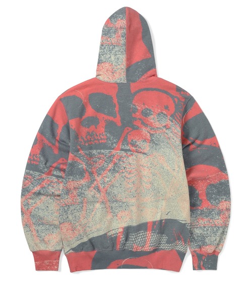 thisisneverthat(ディスイズネバーザット)の「Skeletons Hoodie(パーカー・メンズ・レッド・L/M/S/XL)」の4枚目の写真