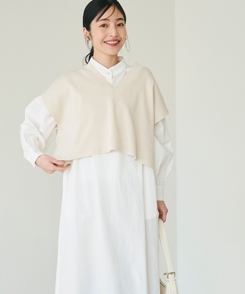 ◆ベスト ワンピース Ｖネック インスタ映え Katrin TOKYO | v-neck all in one ・brown ・black ・purple