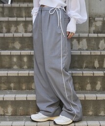 Firsthand/ファーストハンド サイドラインリボンパンツ / スラックスパンツ / ワイドパンツ