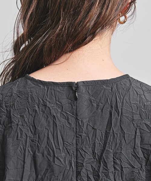UNITED ARROWS（ユナイテッドアローズ）の「ワッシャー ビッグT ブラウス（シャツ/ブラウス・レディース・ブラック/パープル/ホワイト・38/36）」の6枚目の写真