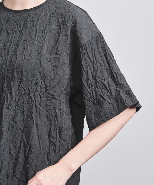 UNITED ARROWS（ユナイテッドアローズ）の「ワッシャー ビッグT ブラウス（シャツ/ブラウス・レディース・ブラック/パープル/ホワイト・38/36）」の7枚目の写真