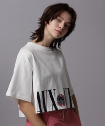 AVIREX | HEM LOGO PRINT T-SHIRT/ヘムロゴプリントTシャツ(Tシャツ/カットソー)