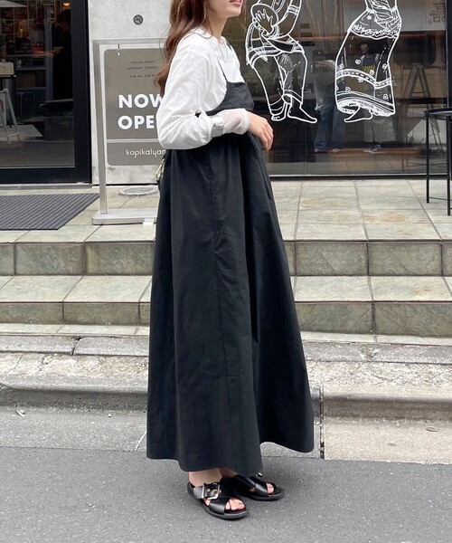 fredy emue（フレディエミュ）の「シアーレイヤードロンT（Tシャツ/カットソー・レディース・チャコールグレー/サックスブルー/オフホワイト・38）」の4枚目の写真