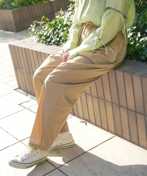 mimi toujours（ミミトゥジュール）の「サスペンダー付き 2WAY サーカス パンツ mimi toujours×しお（その他パンツ・レディース・カーキ/ベージュ・M）」の4枚目の写真