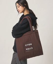 CITEN <CITEN> Padded Clear Logo Tote Bag (Tote Bag)