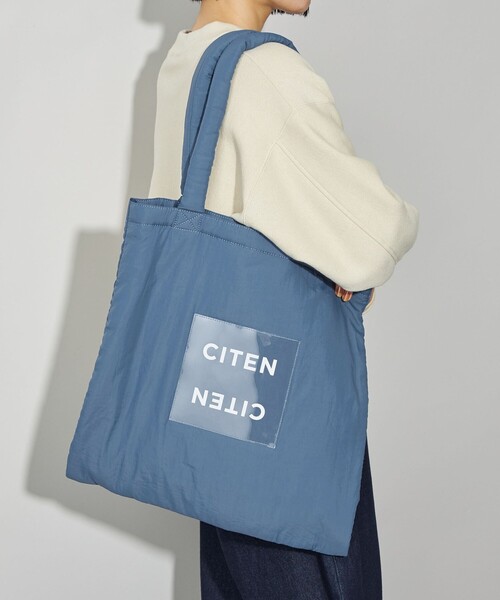CITEN＞パデッド クリア ロゴ トートバッグ（トートバッグ