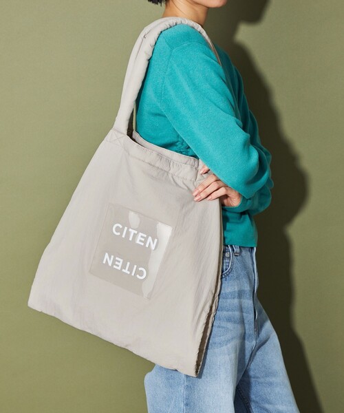 【CITEN】＜CITEN＞パデッド クリア ロゴ トートバッグ CITEN＞パデッド クリア ロゴ トートバッグ（トートバッグ