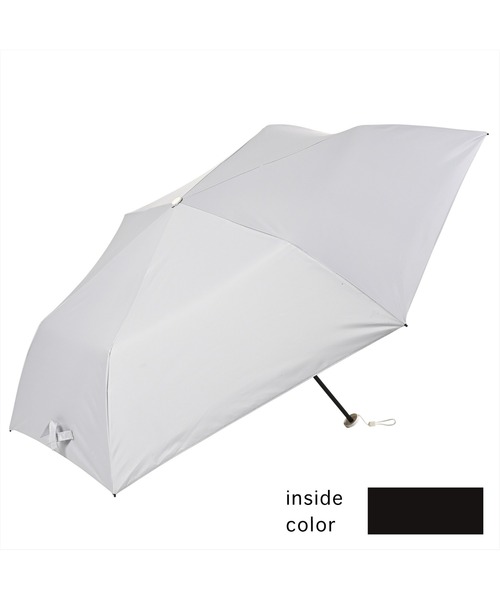 nifty colors(ニフティーカラーズ)の「【KATHARINE ROSS】nifty colors SORANI. 完全遮光 晴雨兼用 パステルカラーカーボン軽量ミニ 日傘(折りたたみ傘・レディース・ベージュ/ライトグリーン/ライトグレー/ブラック/アイボリー/ライトピンク・MEDIUM)」の17枚目の写真