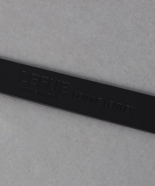 【美品】LEFIJE レフィエ　レザーベルト　ブラック　ゴールド　80 LEFIJE（レフィエ）の「＜LEFIJE＞20MM レザー GIベルト（ベルト