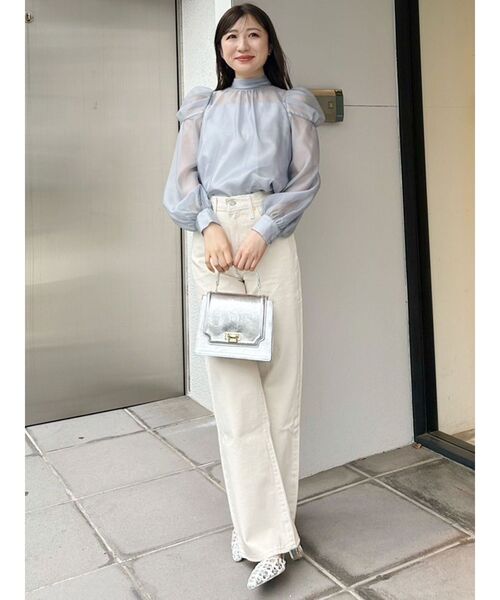 Levi's（リーバイス）の「Levis RIBCAGE WIDE LEG（デニムパンツ・レディース・オフホワイト/インディゴブルー/ブルー・25inch/26inch）」の7枚目の写真