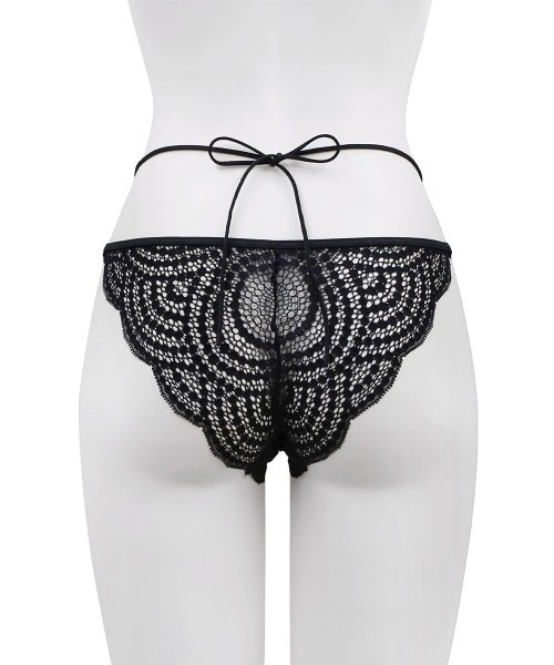 ANNEBRA(アンブラ)の「You ストリングデザインレースショーツ(ショーツ・レディース・ライトブルー/ブラック・M/L/XL)」の10枚目の写真