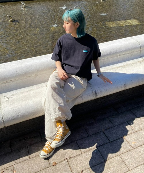 Franklin Climbing（フランクリンクライミング）の「【Franklin Climbing】ワンポイントロゴ半袖Tee（Tシャツ/カットソー・メンズ・ホワイト/ブラック/グレー・MEDIUM/LARGE/X-LARGE）」の11枚目の写真