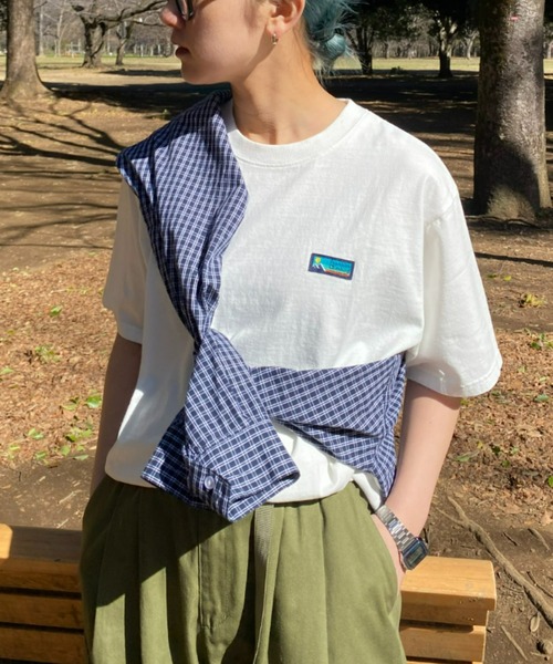 Franklin Climbing（フランクリンクライミング）の「【Franklin Climbing】ワンポイントロゴ半袖Tee（Tシャツ/カットソー・メンズ・ホワイト/ブラック/グレー・MEDIUM/LARGE/X-LARGE）」の4枚目の写真