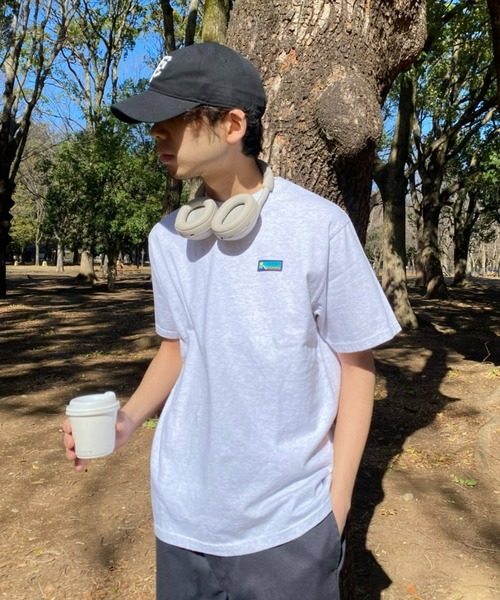 Franklin Climbing（フランクリンクライミング）の「【Franklin Climbing】ワンポイントロゴ半袖Tee（Tシャツ/カットソー・メンズ・ホワイト/ブラック/グレー・MEDIUM/LARGE/X-LARGE）」の12枚目の写真