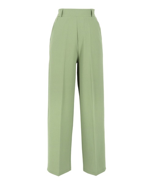 セール】低身長/高身長向けサイズあり イージーケアセンタープレス美脚