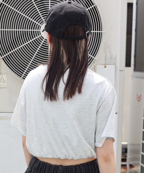 SPINNS（スピンズ）の「≪再入荷!!≫MARTIANロゴ 半袖ショート丈シャーリングTシャツ ゲームシャツ（Tシャツ/カットソー・レディース・ブラック/オフホワイト/ネイビー/オートミール/ブラウン・ONESIZE）」の12枚目の写真