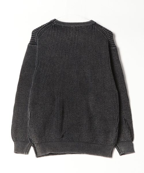 SUNNY SPORTS(サニースポーツ)の「SUNNY SPORTS / サニースポーツ LOW GUAGE CREW SWEATER ローゲージ ブリーチ加工 クルーセーター(ニット/セーター・メンズ・レッド/ブラック/パープル・MEDIUM/LARGE/X-SMALL)」の4枚目の写真
