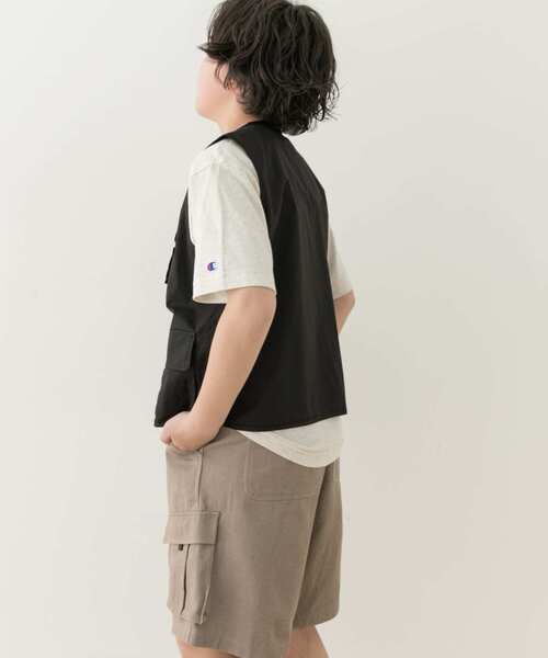 URBAN RESEARCH DOORS（アーバンリサーチドアーズ）の「マルチポケットベスト(KIDS)（ベスト・キッズ・ブラック・150/135/120）」の3枚目の写真