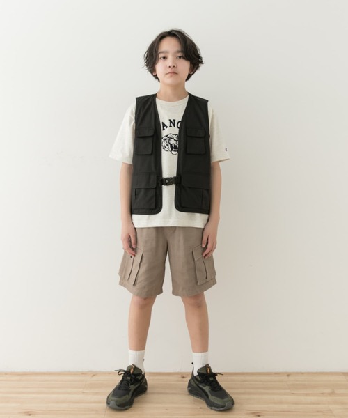URBAN RESEARCH DOORS（アーバンリサーチドアーズ）の「マルチポケットベスト(KIDS)（ベスト・キッズ・ブラック・150/135/120）」の4枚目の写真