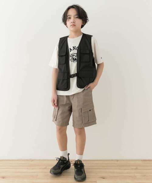 URBAN RESEARCH DOORS（アーバンリサーチドアーズ）の「マルチポケットベスト(KIDS)（ベスト・キッズ・ブラック・150/135/120）」の5枚目の写真