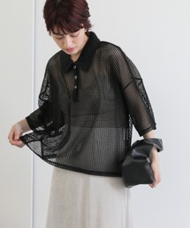 select MOCA（セレクトモカ）の「【ZOZO限定】メッシュカットポロトップス（ポロシャツ）」