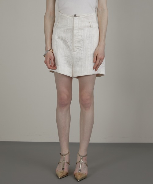 PRANK PROJECT（プランクプロジェクト）の「ジャガードショートパンツ / Jacquard Short Pants（その他パンツ・レディース・ホワイト・36/38）」の4枚目の写真