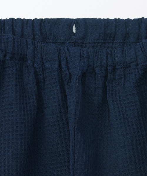 無印良品（ムジルシリョウヒン）の「ベビー　リヨセル混　ワッフル織　甚平（ルームウェア/パジャマ・キッズ・ネイビー・100-110/80-90）」の8枚目の写真