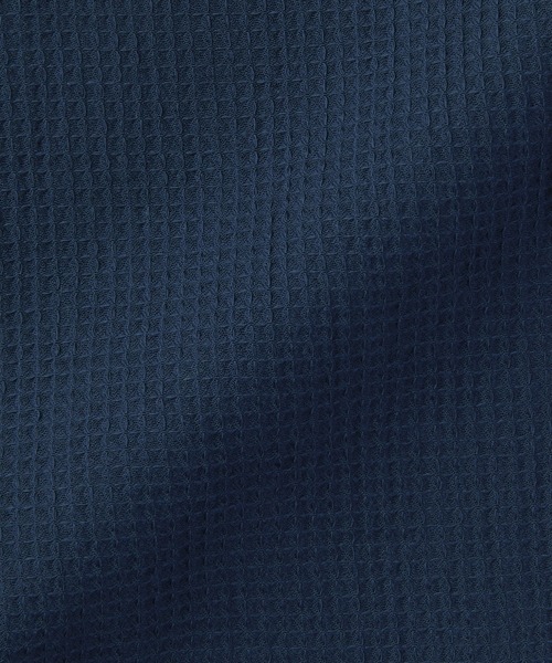 無印良品（ムジルシリョウヒン）の「ベビー　リヨセル混　ワッフル織　甚平（ルームウェア/パジャマ・キッズ・ネイビー・100-110/80-90）」の10枚目の写真