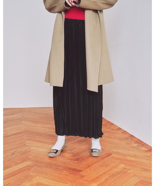 Emma Francis(エマフランシス)の「スクエアトゥ ゴールドプレート 2cmヒール パンプス(パンプス・レディース・チャコールグレー/アイボリー/ブラック・22.5cm/22.0cm/23.5cm/23.0cm/25.0cm/24.5cm/24.0cm)」の16枚目の写真