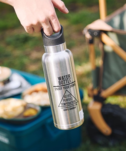 niko and...（ニコアンド）の「【CITY CREEK】炭酸ボトル/容量600ml（水筒・レディース・ホワイト/ブラウン/ダークブラウン/シルバー/ブラック・0）」の5枚目の写真