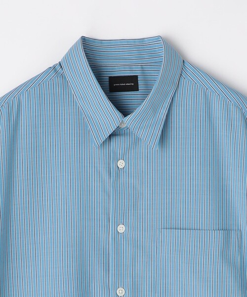 green label relaxing(グリーンレーベルリラクシング)の「TW ウォッシャブルトロ ジャストルーズ ストライプ シャツ -ストレッチ・防シワ-(シャツ/ブラウス・メンズ・その他6/その他4/その他5・M/S/L/XL)」の11枚目の写真
