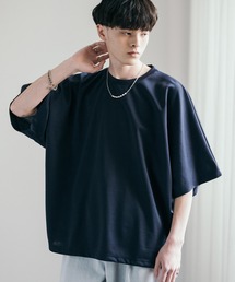 オーバーサイズ接触冷感ポンチドルマンTシャツ