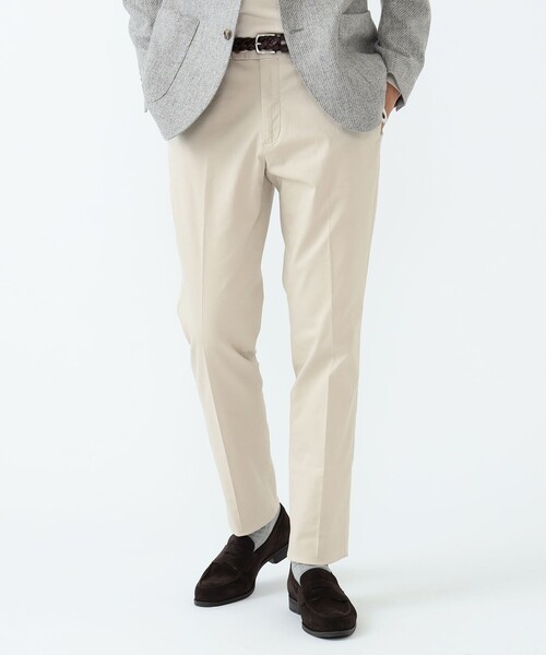 【セール】ストレッチチノ ノープリーツスラックス 24AW（スラックス）｜BEAMS HEART（ビームスハート）