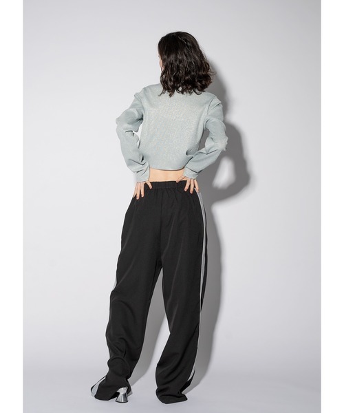 Adoon plain(アドーンプレーン)の「ラメラインパンツ(その他パンツ・レディース・チャコールグレー/ブルー/ブラック・MEDIUM/LARGE)」の8枚目の写真