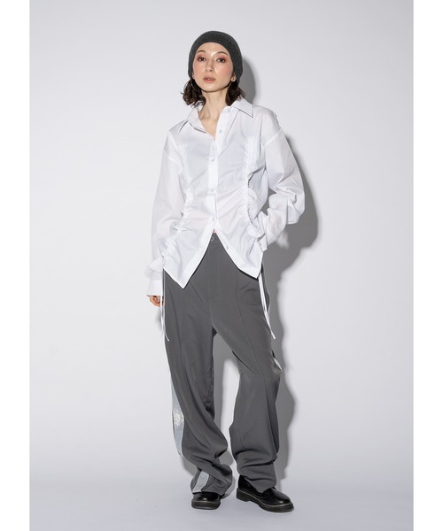 Adoon plain(アドーンプレーン)の「ラメラインパンツ(その他パンツ・レディース・チャコールグレー/ブルー/ブラック・MEDIUM/LARGE)」の12枚目の写真