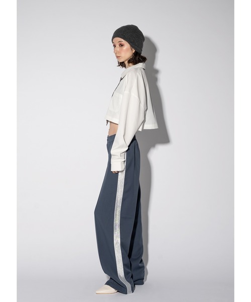 Adoon plain(アドーンプレーン)の「ラメラインパンツ(その他パンツ・レディース・チャコールグレー/ブルー/ブラック・MEDIUM/LARGE)」の16枚目の写真
