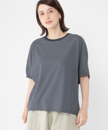 【イージーケア/接触冷感/部屋干し菌抑制】USAコットンパフスリーブTシャツ