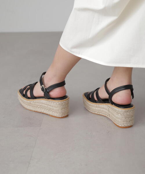 FREE'S MART（フリーズマート）の「◆船底ジュートサンダル（サンダル・レディース・ベージュ/ホワイト/ブラック・SMALL/MEDIUM）」の13枚目の写真